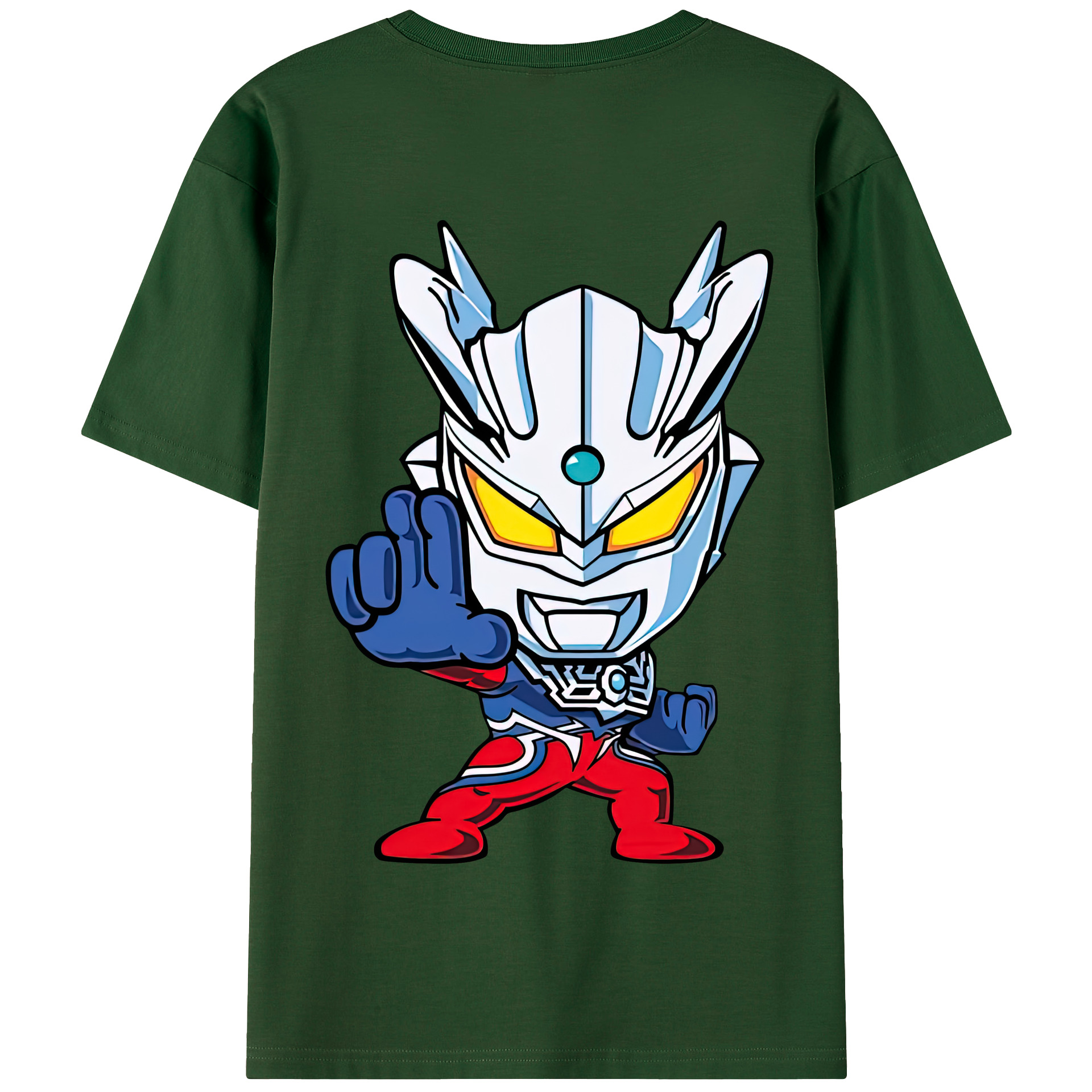 （画像用） ウルトラマン Ultraman 綿100％半袖Tシャツ（背面プリント）